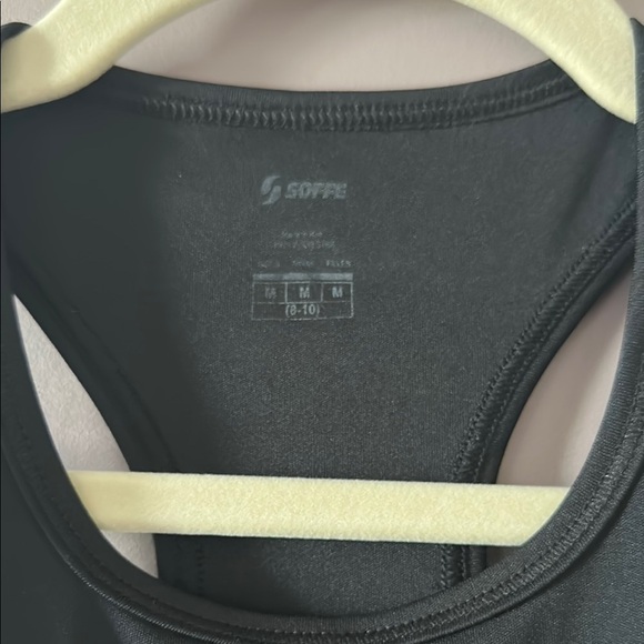 Lot of 2 Soffe Black and grey Sleeveless Kid’s Tank Top Athletic Wear - M 8/10 - Picture 3 of 6